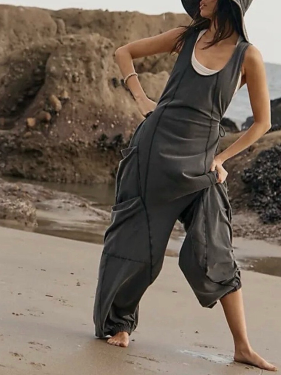 Free People Infinity Onsie In Charcoal Xs
